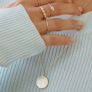 NEW JANE POPE JEWELRY 14K GOLD MEDIUM BAND RING